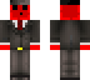 red slime in a sit with fedora