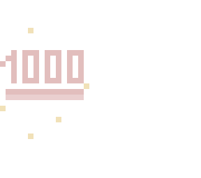 1ooo likes one milestone is done!