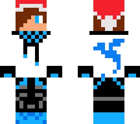 blue santa boiiii