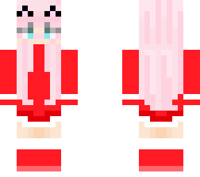 Red White Hair Minecraft Skins