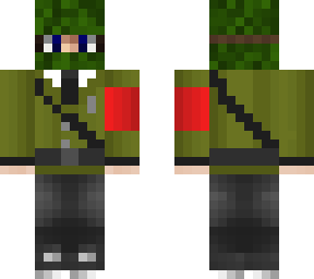 leaves and suit