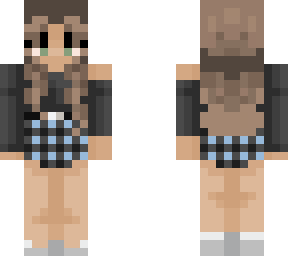 blaire - plaid skirt b