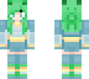 blue/green/yellow robot-like