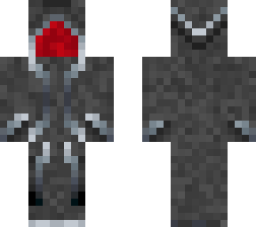mixed grey cloaked demon