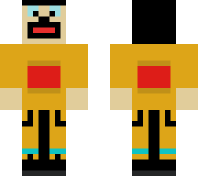 my first skin with normal head