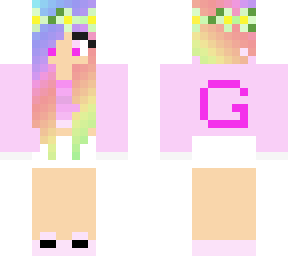 rainbow haired gracieplayz
