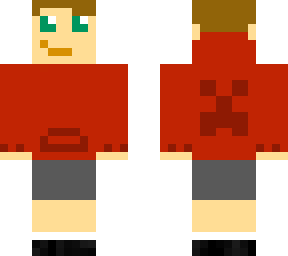 red hoodie