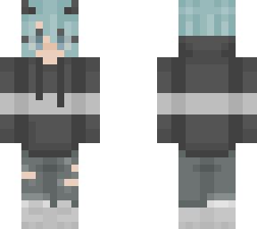 short blue hair emo girl 7364