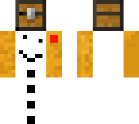 snow golem holding a chest and the reality stone