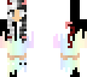 white and black