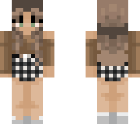 blaire - plaid skirt c