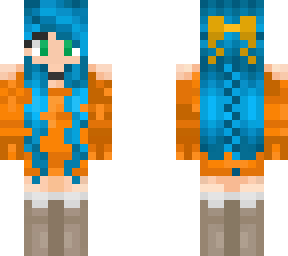 blue girl