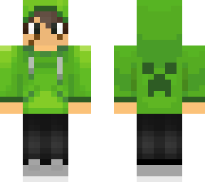 boy with creeper hoodie with food on face