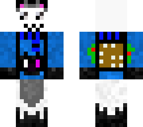 cat-fox with cookie cat sweater and cheeseburger backpack