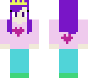 cute violet princess