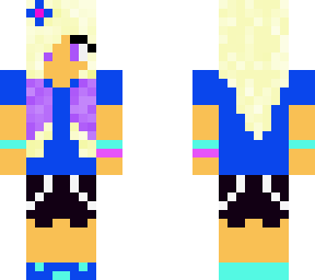emily a blonde  blue bird girl