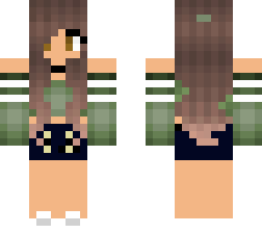 green crop top