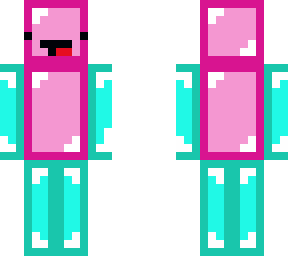 pink and blue skeppy skin boy or girl