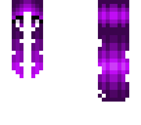 super long hair - grape purple - hb
