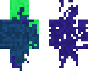 navy blue slime ghost