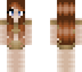 spring bathing suit - creamy brown - brunette
