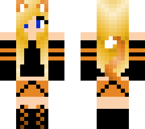 tabby cat girl!