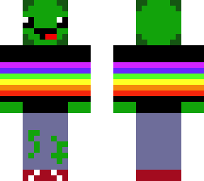 turtle in a rainbow dress
