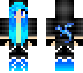 blue dragon girl