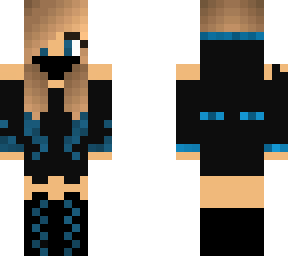 blue enderman ninja girl