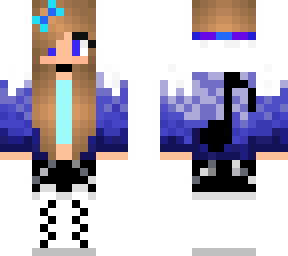blue music girl