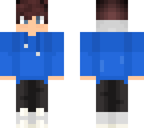 blue sweater!
