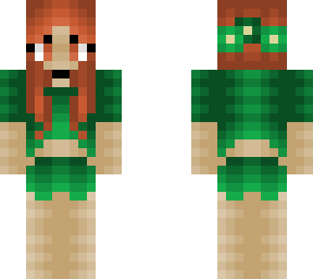 luck of the irish - green outfit - ginger hair