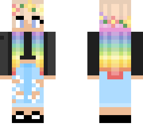 rainbow girl