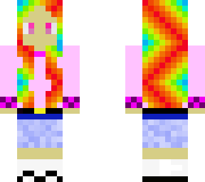 rainbow girl edit (hair not mine)
