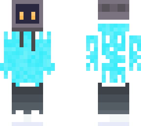 sky blue hooded computer