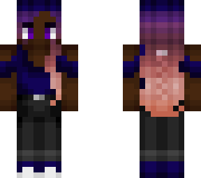 Pink Blue Purple Ombre Hair Minecraft Skins