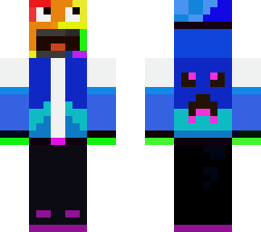blue mrrainbowface