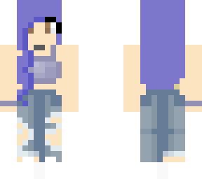 edit of purple girl