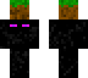 enderman holding grass
