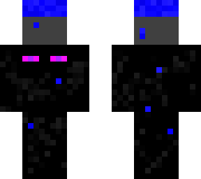 enderman holding water bucket