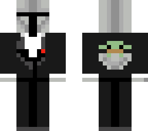 mandalorian with tux