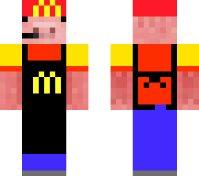 pig mcdonalds worker (edit)