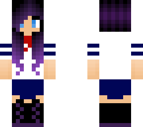 purple hair girl