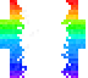 rainbow & white/ black & white (4px)