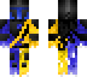 blue and yellow knight
