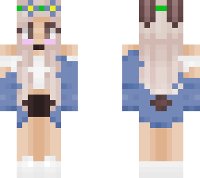 cute blue flower bunny :)