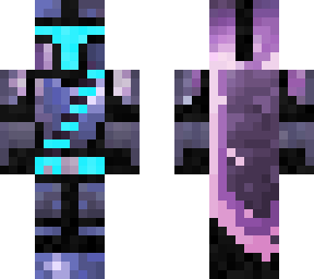 neon blue galaxy mando