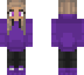 purpled girl