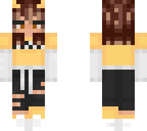 skater girl brown hair