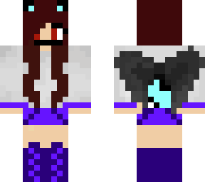 angel of darknes named luna with tail and ears